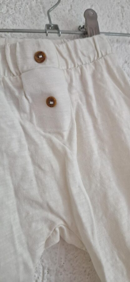 062 - H&M broekje wit en mint 2 stuks (1024bak) - Afbeelding 3