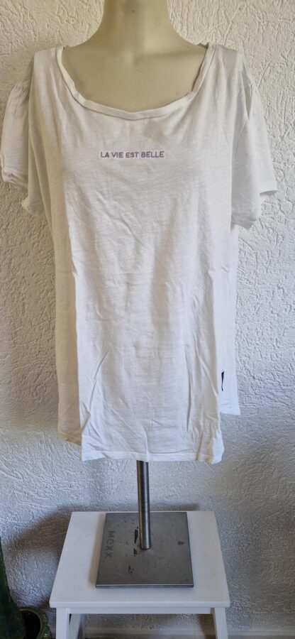 XXL - Je m'appelle shirt wit (1024anm)