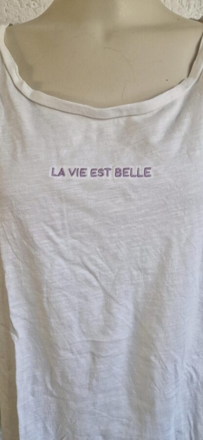 XXL - Je m'appelle shirt wit (1024anm) - Afbeelding 3