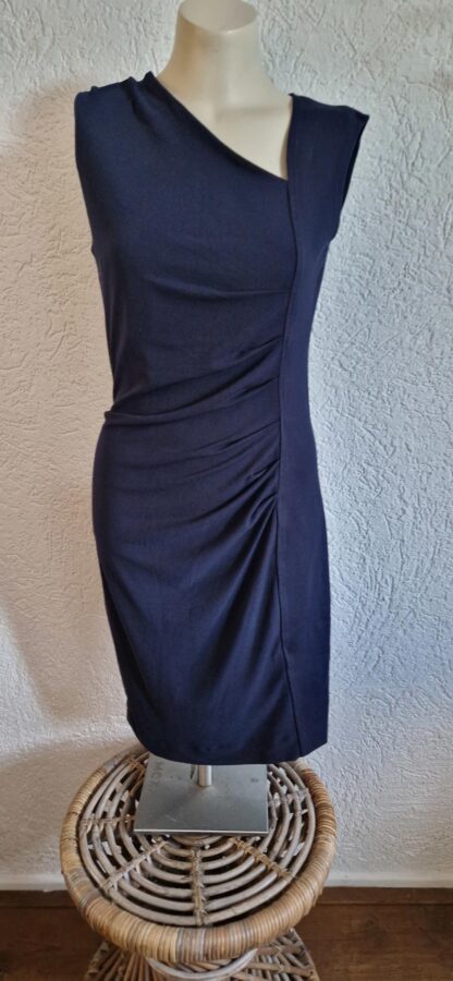 S - H&M jurk donkerblauw nieuw (1024may1)