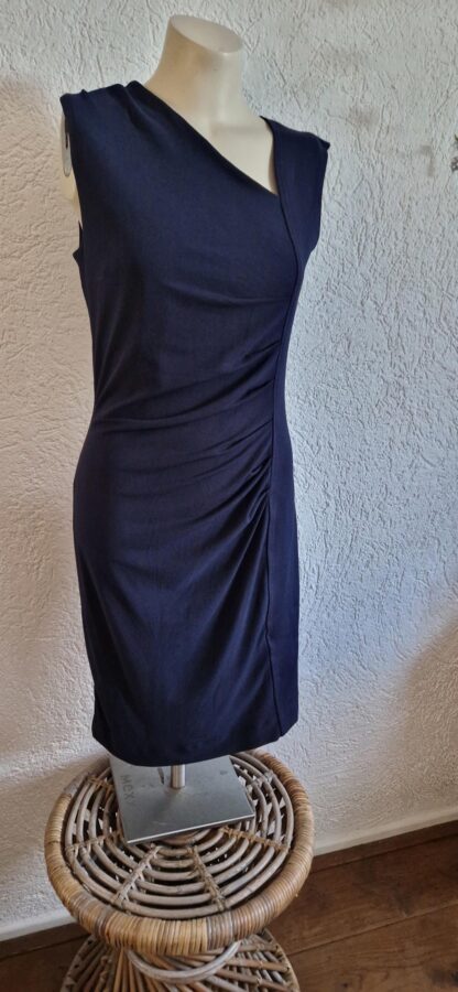 S - H&M jurk donkerblauw nieuw (1024may1) - Afbeelding 3