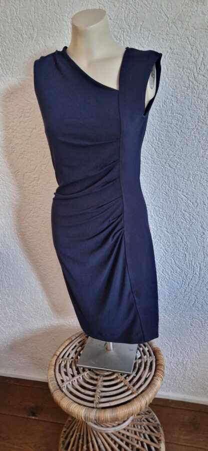 S - H&M jurk donkerblauw nieuw (1024may1) - Afbeelding 4