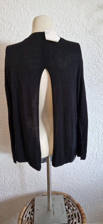 S - Divided trui blouse zwart nieuw (1024may1) - Afbeelding 4