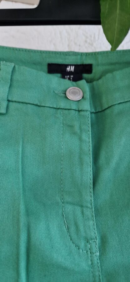 38 - H&M broek groen nieuw (1024may1) - Afbeelding 3