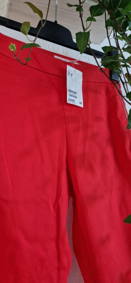 38 - H&M broek rood classic nieuw (1024may1) - Afbeelding 3