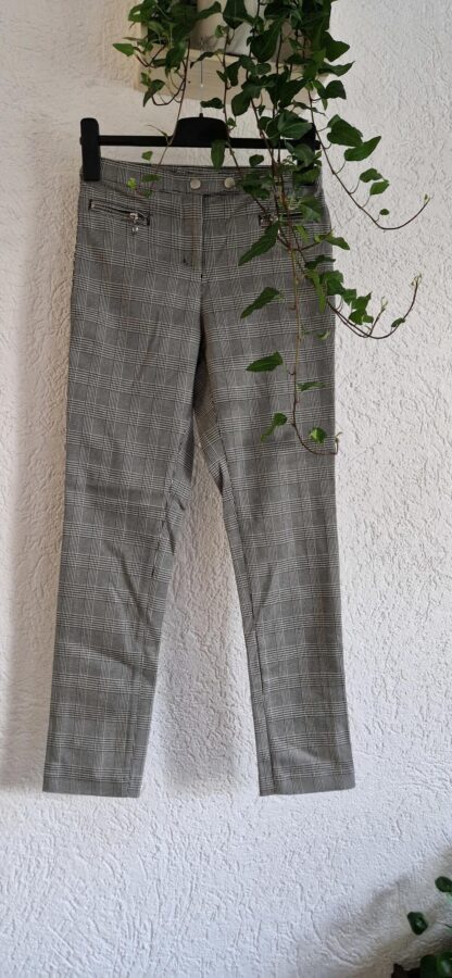 38 - H&M broek ruit slacks nieuw (1024may1)