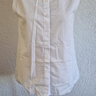 38 - H&M blouse mouwloos wit nieuw (1024