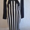 S - H&M jurk zwart wit nieuw (1024may2)
