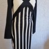 S - H&M jurk zwart wit nieuw (1024may2) - Afbeelding 3