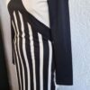 S - H&M jurk zwart wit nieuw (1024may2) - Afbeelding 4