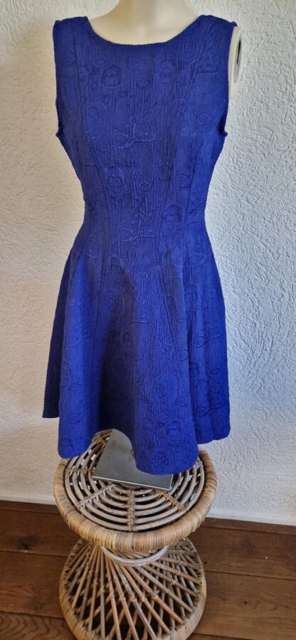 36 - H&M jurk kobalt nieuw (1024may2) - Afbeelding 3