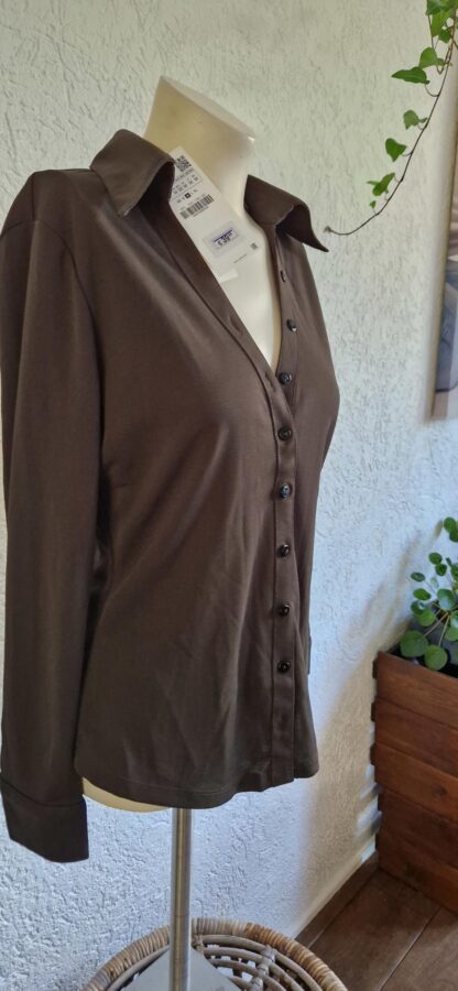 M - Zara blouse donkergroen nieuw (1024may2)