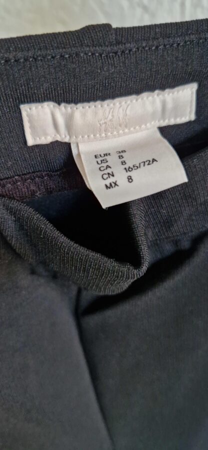 38 - H&M tregging zwart nieuw (1024may2) - Afbeelding 4