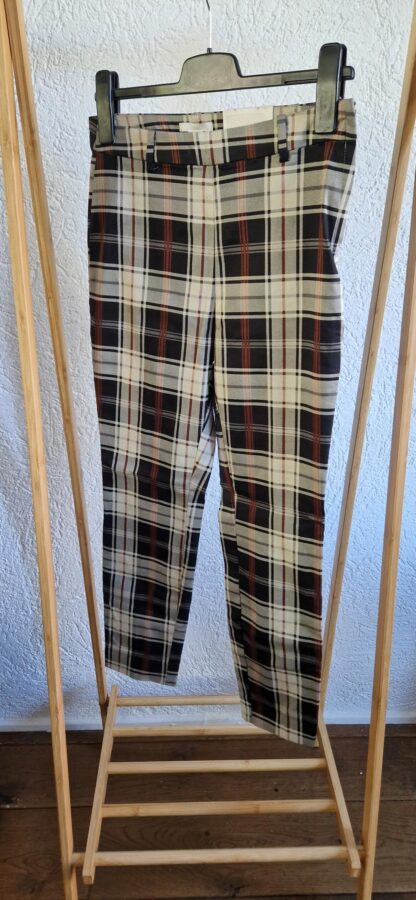 38 - H&M slacks regular waist ruit nieuw (1024may2)