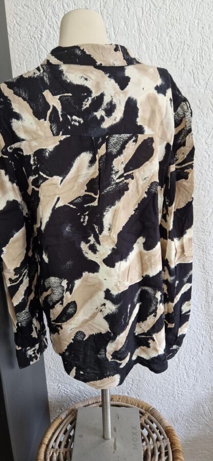40 - B. Young blouse zwart beige (1024ab1) - Afbeelding 5