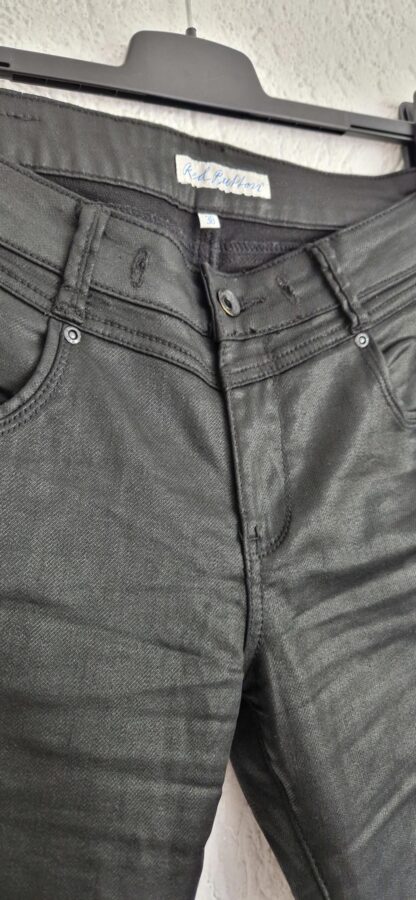 38 - Red Button broek zwart vegan leer (1024ab1) - Afbeelding 3