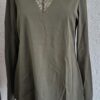 L - Mi Piace shirt travelstof groen (1024ab1)