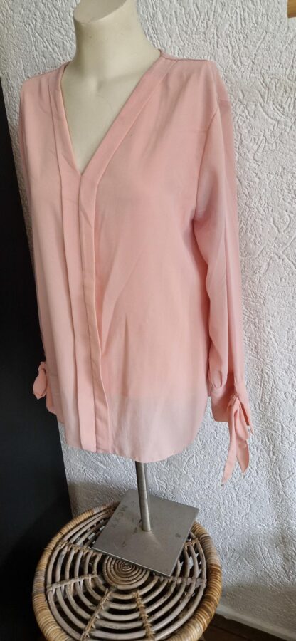 38 - Tuniekblouse roze strikjes (1024ab1) - Afbeelding 3
