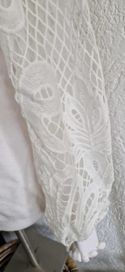 M - White Icy coltrui wit (1024ab2) - Afbeelding 5