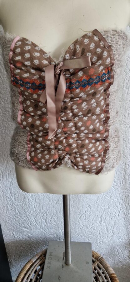 S - Jade et Clarisse strapless top (1024ab2)