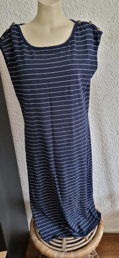 S - Cotton Club jurk strepen (1024ab2)