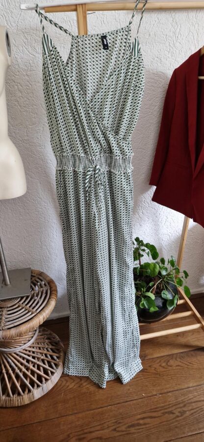 M - Eksept jumpsuit groen print (1024ab2) - Afbeelding 2