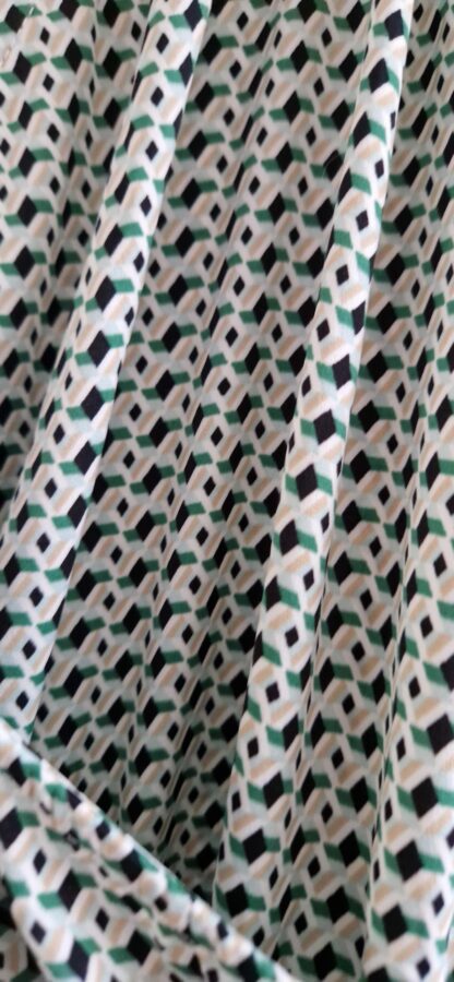 M - Eksept jumpsuit groen print (1024ab2) - Afbeelding 7