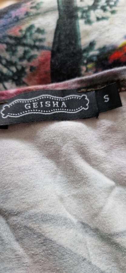 S - Geisha bontkleurig jurkje (1024ab2) - Afbeelding 4