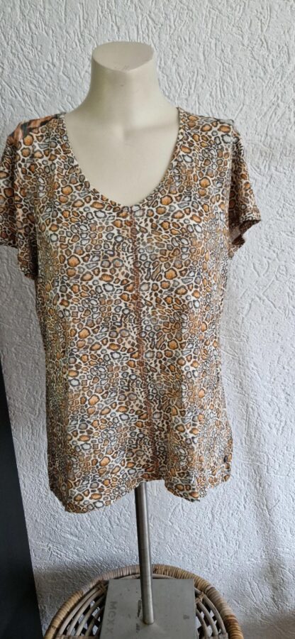 38 - Poools shirt oranje grijs (1024ab3)