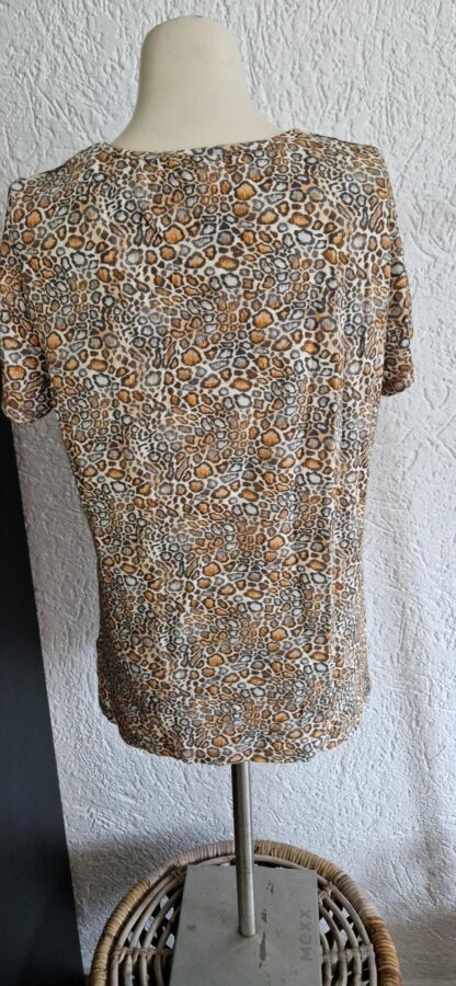 38 - Poools shirt oranje grijs (1024ab3) - Afbeelding 4
