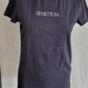 M - Benetton blauw shirt (1024ab3)