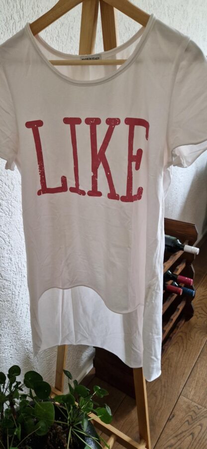 M - Made in Italy shirt wit like (1024ab3) - Afbeelding 4