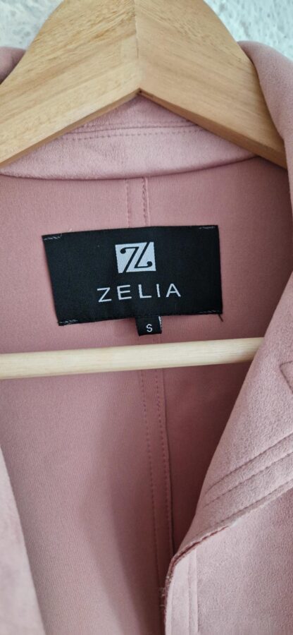 S - Zelia jas roze suedelook (1024ab4) - Afbeelding 4