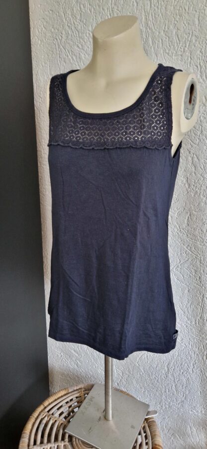 M - Bien Bleu top marineblauw (1024ab4)