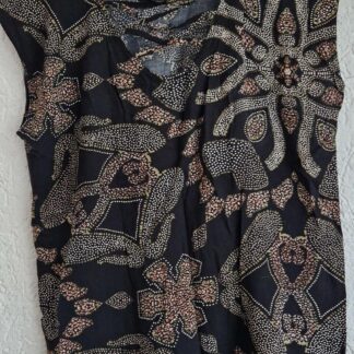 S/M - Top met print viscose (1024ab4)