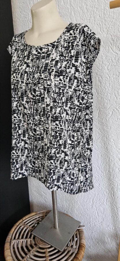 38 - Jacqueline de Yong top zwart wit (1024ab4) - Afbeelding 3