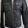 36 - Only vega leren biker jack zwart (1024ab5)