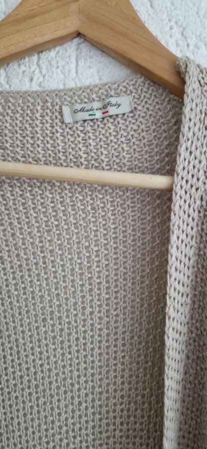 M - Made in Italy vest beige (1024ab5) - Afbeelding 3