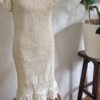 XL - Shein jurk roomwit off shoulder (1024kel2)