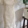 XL - Shein jurk roomwit off shoulder (1024kel2) - Afbeelding 4