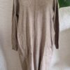 M - Jurk in taupe met zakken (1024kel2) - Afbeelding 2