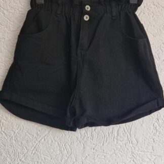 L - Cherry Koko short zwart denim (1024kel1)