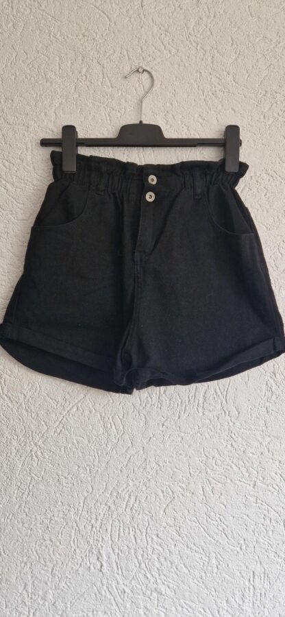 L - Cherry Koko short zwart denim (1024kel1)