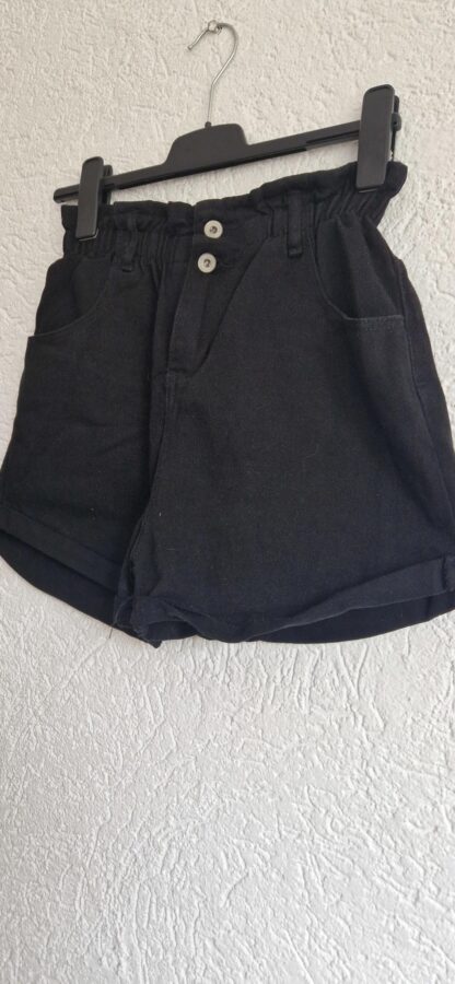 L - Cherry Koko short zwart denim (1024kel1) - Afbeelding 3