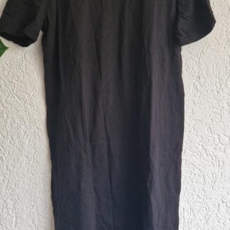 L - Shein shirt jurk zwart (1024kel1)