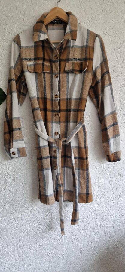 40 - Shein jurk flanel ruit (1024kel1)