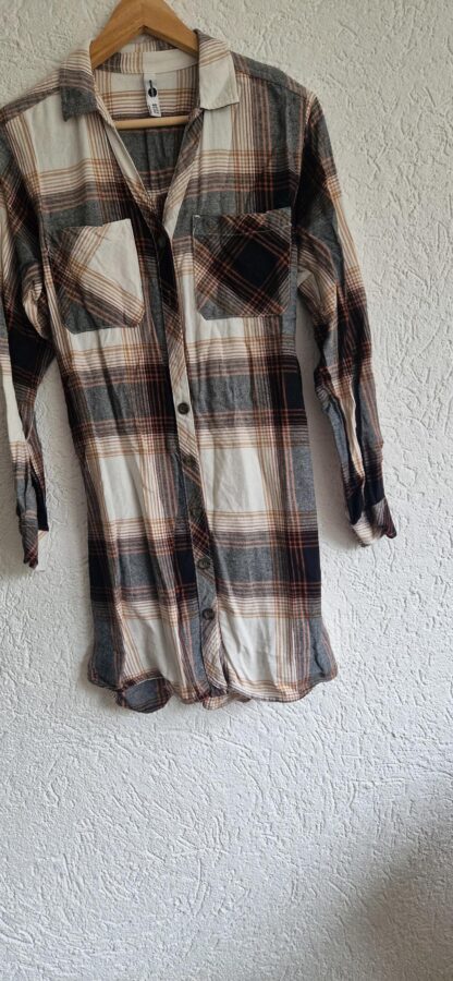 40 - Everme jurk flanel ruit (1024kel1) - Afbeelding 2