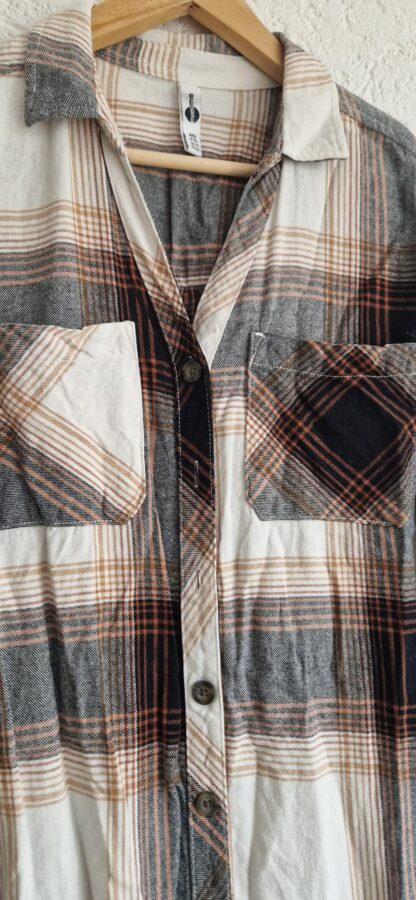 40 - Everme jurk flanel ruit (1024kel1) - Afbeelding 3