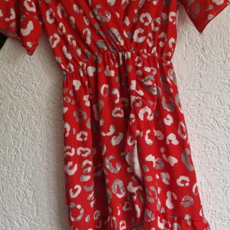 M - Made in Italy jurkje rood print (1024kel1)
