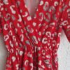 M - Made in Italy jurkje rood print (1024kel1) - Afbeelding 3
